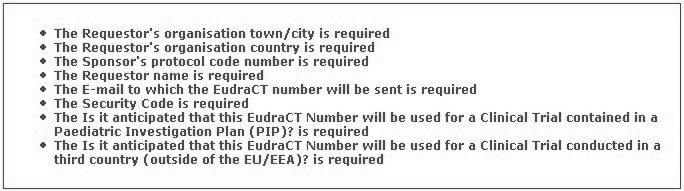 It is the Receipt of confirmation of EudraCT Number document and is one of the supporting documents that must be included in the request for the Clinical Trial.
