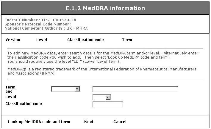 Fig. 63 E.1.2.MedDRA information 4.