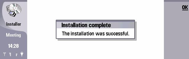 9. You will receive a confirmation message stating that the software was installed. Press Ok. Figure 6. Installation Successful 10. The installation is now complete. 2.