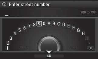 Street Address Enter a street address using voice commands (U.S. models only).