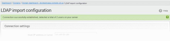 To successfully import users, you must make sure the domain of their email addresses has been added to CASG AND that the LDAP Import is configured for each individual domain from the Domain