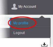 2.3.5 My Profile The 'My Profile' interface lets currently logged-in administrator to change his login password to CASG as well as to change settings for idle session timeout and CASG