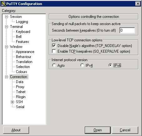 Damjan Ferlič 36 Slika 34: Programu Putty lahko določimo verzijo protokola 3.8.2 Etheral Je prosto dostopen program, ki zajema pakete, katere sprejme ali pošlje računalnik, na katerem ga uporabljamo.