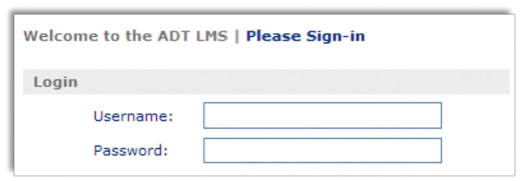 Logging in After Self-Registration The next time you log into the LMS you will be able to log in directly. 1. Go to https://tyco.