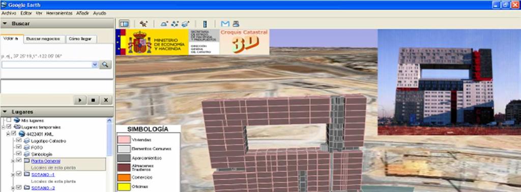 The SDGC has developed a vector 3D modeling by parcel in KML format.