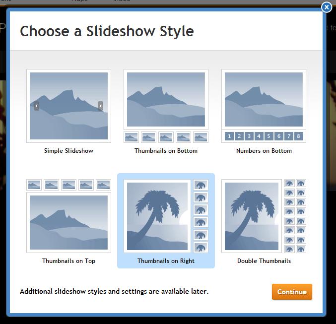 14 33. Select the Slideshow Style you want.
