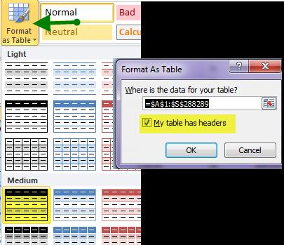 Step 3: Is important if there are date, time and number fields.