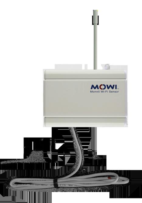 MOWI Wireless Dry Contact Sensor (Wi-Fi) Height: 1.270 in (32.258 mm) 2.100 in (53.340 mm) 3.020 in (76.