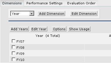 Performance Settings May be changed as needed Loading Metadata into the Sample Application Loading the sample application described in the preceding section involves loading metadata into the
