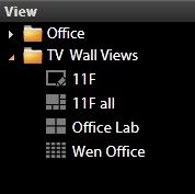 On View Manager window, select a view group or a view you want to copy, click and then the destination - TV Wall
