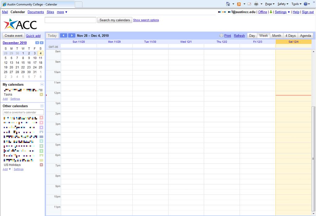 Importing Calendar Events to ACC Google