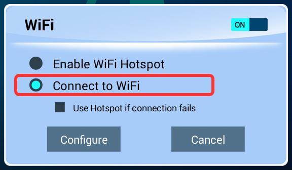 To use WiFi connection, the configuration will take a few more steps, described as follows. i. Click on button WiFi in NovoDS home-screen ii.