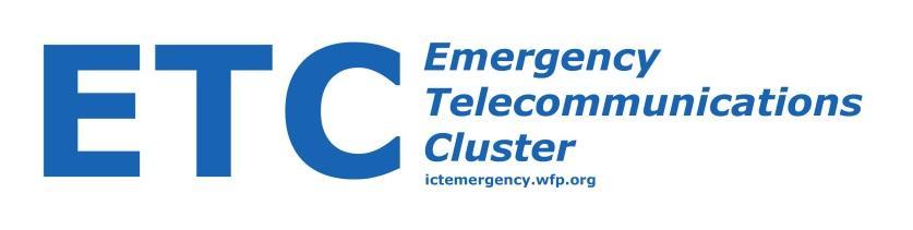 Emergency telecommunications services for the humanitarian community ETC Situation Report #23 Mali Crisis Reporting period 16/04/2013 to 13/05/2013 Author: Adam Ashcroft Cluster Responsibilities: is
