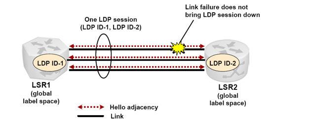 LDP overview Figure 7: LDP sessions LDP message types The following table describes the LDP message types.