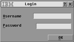 24 IBM Rack Console Switch Installation and User s Guide 2. If logging in is required, the Login window opens. Figure 3.1: Login window 3.