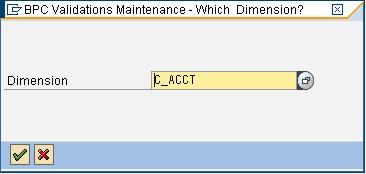 Before clicking on the button, a row must be selected from the Assign Dimension Driver Screen. 2.