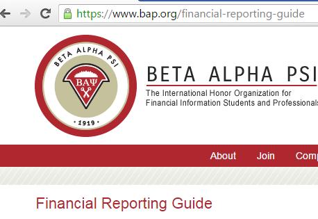 Upload Chapter Financials Menu Bar Item: Reporting and Membership> End of Year Report On the Financial Reporting