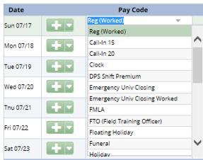 Editing Employee Time Pay Codes A pay code is an entry-type identifier required for every transaction recorded on a time sheet or schedule.