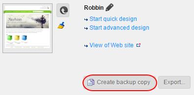 Create a Backup theme Step 1 In the Administration area in the main menu, select Design then My themes.