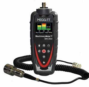 Meggitt Machinery Mate MAC800 handheld vibration meter is an entry-level low budget easy to use instrument.
