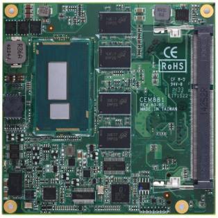 Axiomtek s Board-level Products with Intel Broadwell-U The COM Express Type 6 basic form factor module powered by the latest 14nm 5th generation Intel Core i7/i5/i3 or Celeron processor with low 15