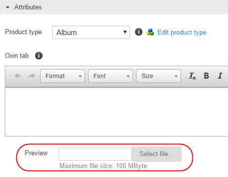 which you created the new "Preview" attribute. Step 4 Save the changes.