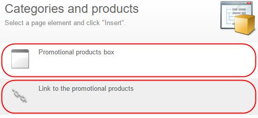 If you want to edit the promotional products, read What are promotional products and how do I use them? In the Administration area in the main menu, select Design and then Advanced design.