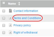 Step 3 Enter your new contact information in the form provided and click Save to save the changes. Important: In many countries, websites are required by law to provide contact information.