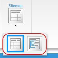 Step 4 Using the Move page buttons, move your newly created Sitemap page up and down the page tree until it is situated in the location you want it.