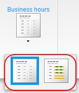 Step 4 Using the Move page buttons, move your newly created Business Hours page up and down the page tree