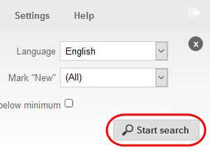Step 4 Click Start search. Tips for advanced search If you use multiple input fields for the search, the only results that will be displayed are those that match all your search criteria.