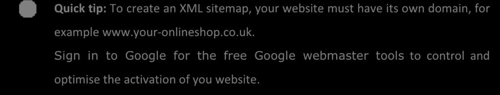 Step 3 Click the Submit XML sitemap button. Your XML sitemap has now been submitted to Google, Bing and Yahoo.