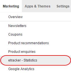Setting up etracker etracker is a service that lets website operators view statistics on the use of their site, e.g. user numbers, frequently accessed pages or the origin of visitors.