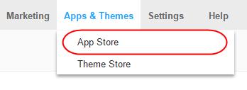 Using the App store The App & Theme stores offers additional functions and design templates with which you can make your shop even more successful.
