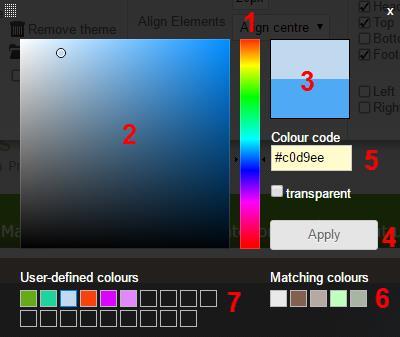 Using the colour picker The colour picker lets you select colours, e.g. font and background colours, in a variety of places in the eshop administration area.