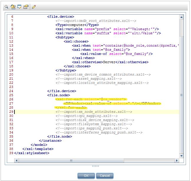 Chapter 5: Tailoring the Integration New attribute in the computer_push.xslt XSL transformation file is illustrated in the following screenshot: 9. Save the XSL transformation file.