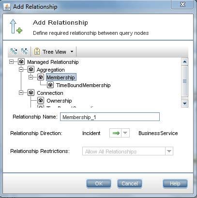 Chapter 2: Integration Setup Click OK. 9. Specify UCMDB as the data source for the BusinessService query node. a. Select the BusinessService query node. b.