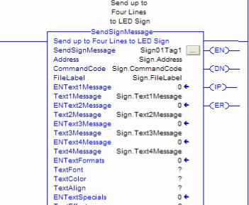 mapping all the sign tags to the fields in the AOI function