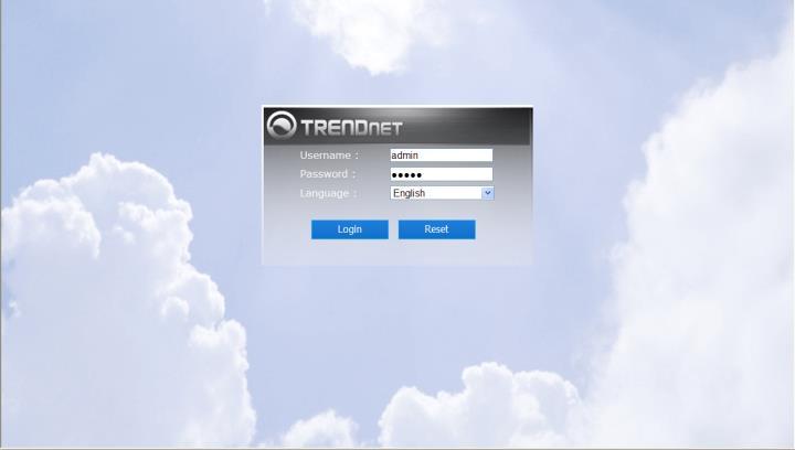 Open a web browser and type in the URL (eg: http://73859116.cam.trendnetcloud.com) listed on the label located at bottom of the camera. Write it down 2. You will reach the cloud service site 4.