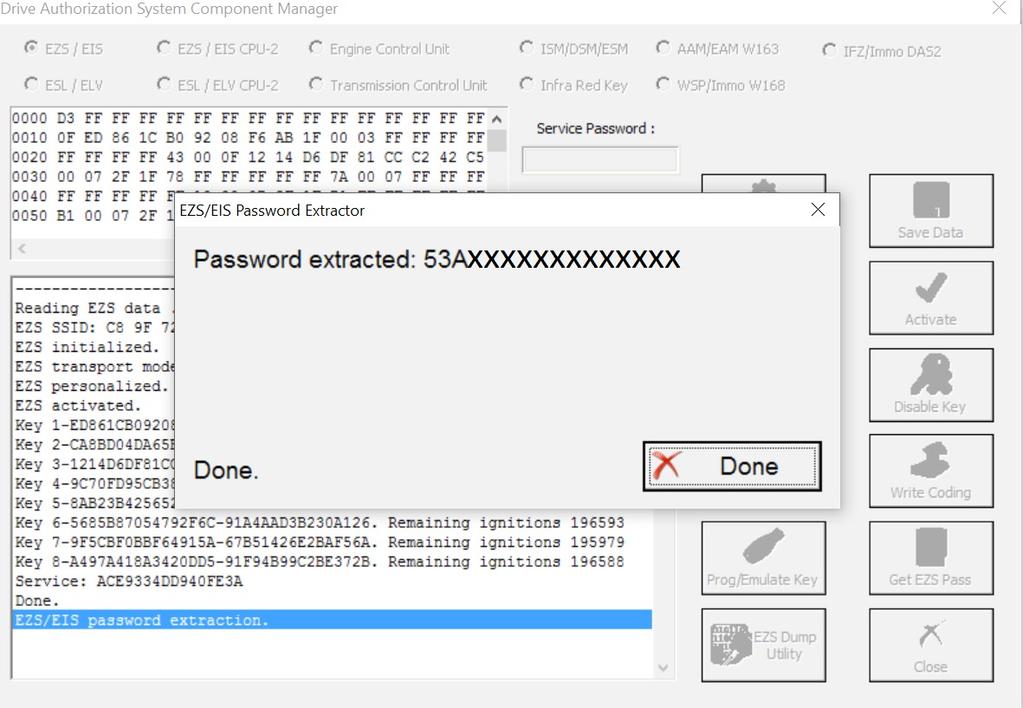 will also be populated in the password