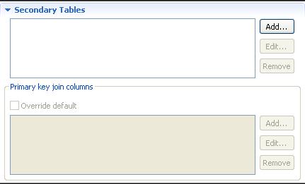 Specifying additional tables Figure 3 40 JPA Details view for EntityMappings (orm.xml) 4. Complete the fields on the.