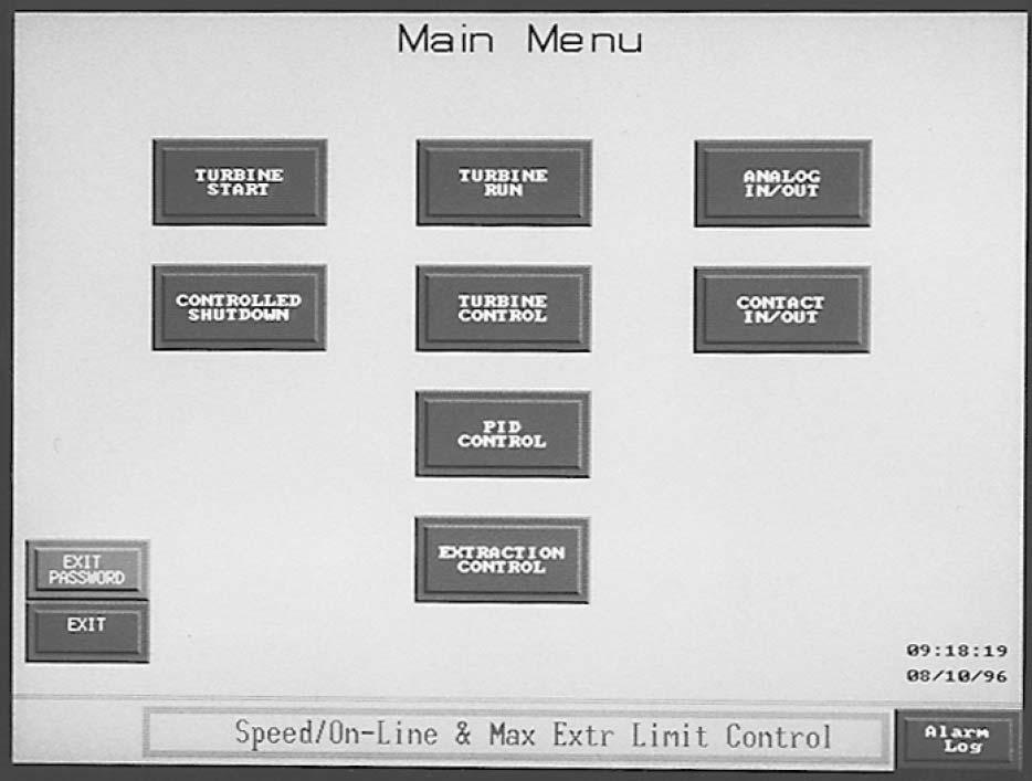 Manual 85015 The main menu is shown in the following figures.