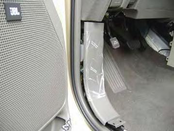 Pull cowl side trim board toward rear of vehicle to