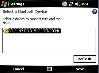 Select the Devices tab to continue. In the Bluetooth window, Devices tab: Select New Partnership in the window.