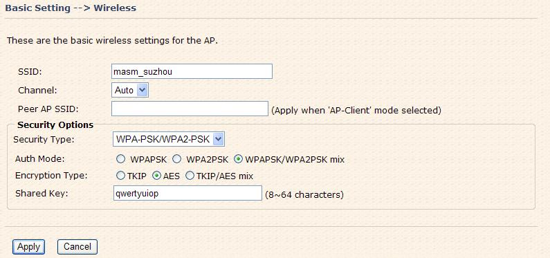 Security Type WPA-PSK/WPA2-PSK 1. Security Type: Select WPA-PSK/WPA2-PSK. 2.