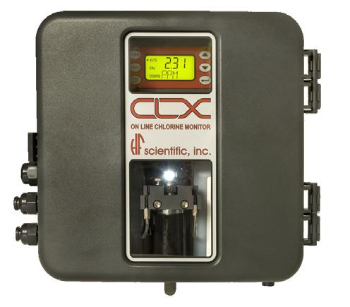Chlorine Residual - OnLine CLX - Instrument 20040 CLX OnLine Residual Chlorine Analyzer The CLX comes with 4-20mA and RS-485 Modbus, backlight display, inline pressure regulator, power supply,