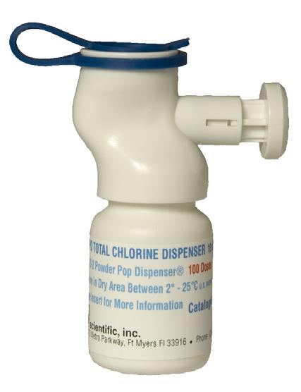 Total Chlorine-100 tests 5 ml HF scientific, Hach 10446A PPD-2 Dispenser for Total Chlorine-400 tests (2 x 200) 5 ml HF scientific, Hach 10502C PPD-2 Dispenser for Total Chlorine-1000 tests (5 x 200)