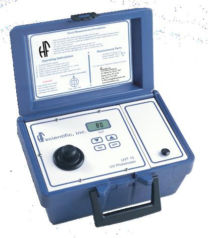 UVT-15 - Instrument / Laboratory UV %Transmission Analyzers 19573 UVT-15 UV Photometer, 120V Each unit includes quartz cuvette, plug in power supply and is Self Contained in a Rugged Carrying Case.