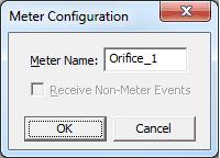 12 Descriptions of the parameters are as follows: Meter Name: This parameter specifies the meter name. Each meter must be assigned a unique name.