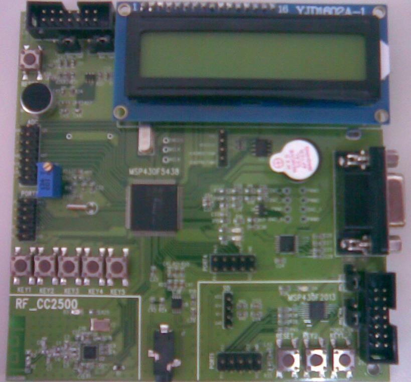 Starter kit: Experimenter s board Features: MSP430F2013; MSP430F5438; Compatible with TI s wireless evaluation